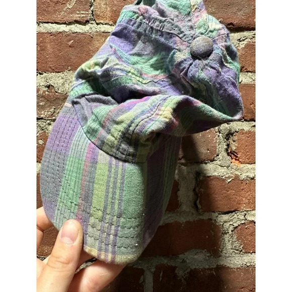 Vintage American Eagle Plaid hat - Picture 5 of 9